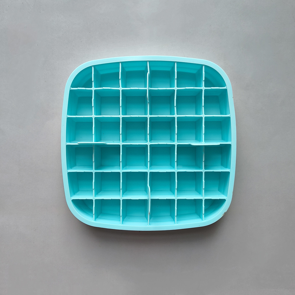 555 molde de silicona pequeño cuadrado de hielo mini molde de hielo máquina de hielo caja de hielo molde de horneado