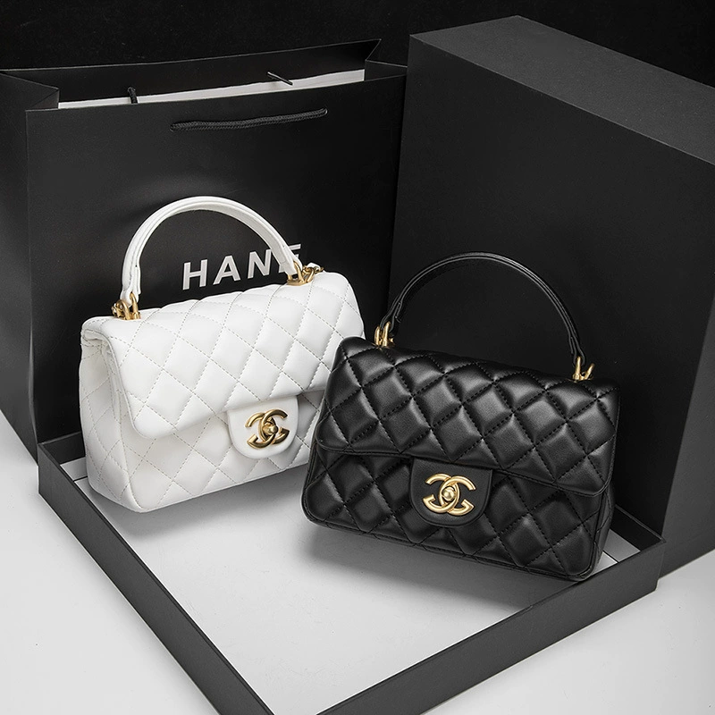 Поясная сумка через плечо, универсальная цепь, стиль Chanel, натуральная кожа
