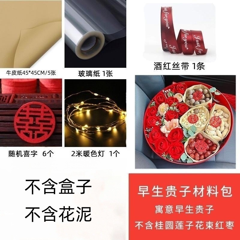 자녀 재료 패키지의 라운드 조기 출생;