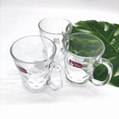 批發大容量啤酒杯玻璃扎啤杯耐熱茶杯創意水杯加厚玻璃透明把杯