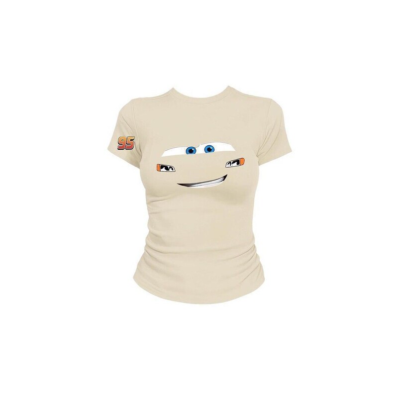 2026 Cross-Border Foreign Trade Cartoon Cute Smiley Face Versatile Printed Round Neck Pullover Short Sleeve T-Shirt Slim Fit Top 2026 Cross-Border Foreign Trade Cartoon Cute Smiley Face Versatile Printed Round Neck Pullover Short Sleeve T-Shirt Slim Fit Top