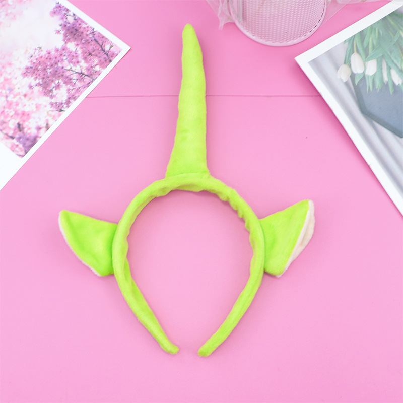 Nueva antena diadema de bebé anime diadema de dibujos animados lindo venta lindo tridimensional diadema banda para el cabello lavado de cara diadema femenina