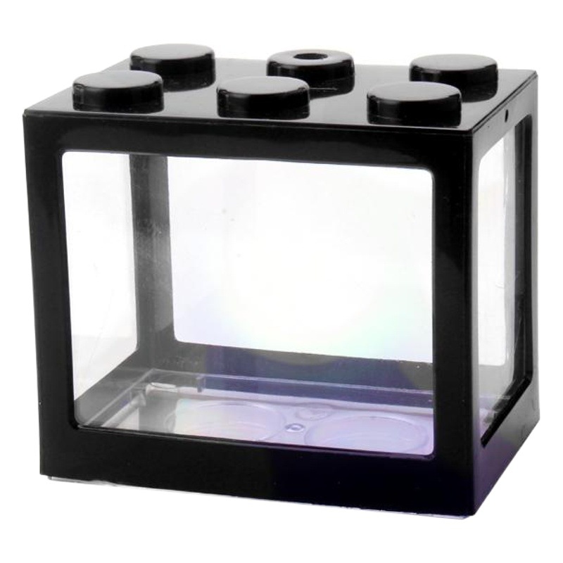 Tailandia Douyu pecera Internet celebridad mini escritorio botella ecológica HD pequeños bloques de construcción acuario micro paisaje paisajismo