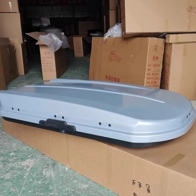 Suitable for Wuling Hongguang mini | Roof box - no-need-to-drill-holes-480-liter-slim-gray-1538527-with-crossbar-included