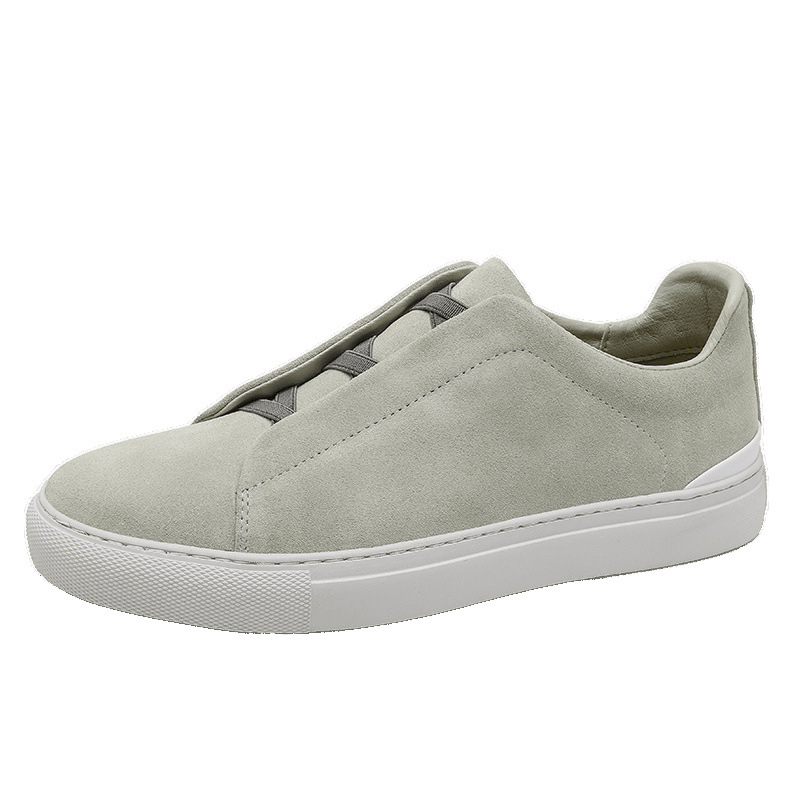 Estación europea Piel de vaca de primera capa 47 yardas zapatos de cuero casuales Versión coreana de los zapatos de hombre de personalidad de todo fósforo Tendencia de moda Zapatos Lofu