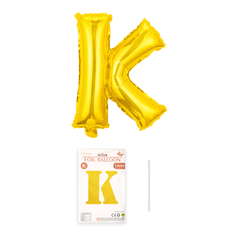 Cute Letter Aluminum Film Party Festival Balloons display picture 5