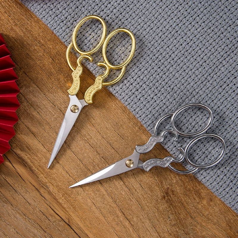 Новые сливовые винтажные ножницы второго поколения бытовые ножницы из нержавеющей стали оконные Ножницы для вышивки из шерсти и цветов ручной работы студенческие Офисные ножницы
