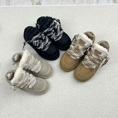 秋冬新款牛皮系带防滑高帮保暖加绒雪地鞋跨进外贸真皮运动雪地靴
