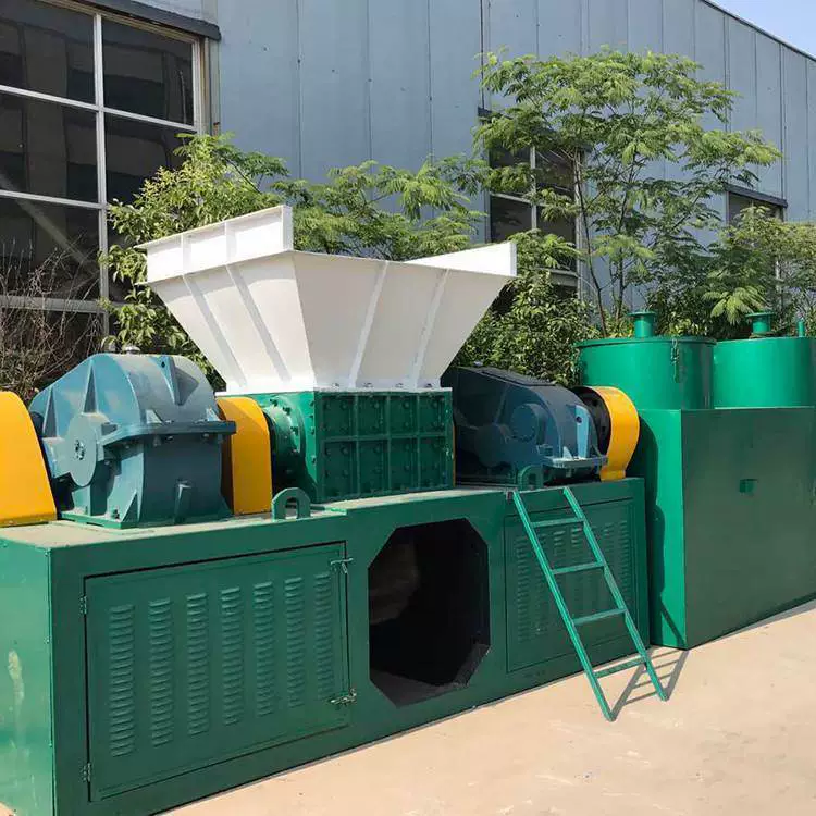 Небольшая старая бытовая техника, одноосный разрыватель, дробилка для дерева, металла, шин, линия по производству, разрыватель для отработанной бумаги в картонной упаковке