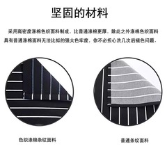 Factory Wholesale Apron Home Use Cotton Linen Advertisement Foreign Trade Kitchen Restaurant Waist Apron Hotel Apron Customization Small Batch