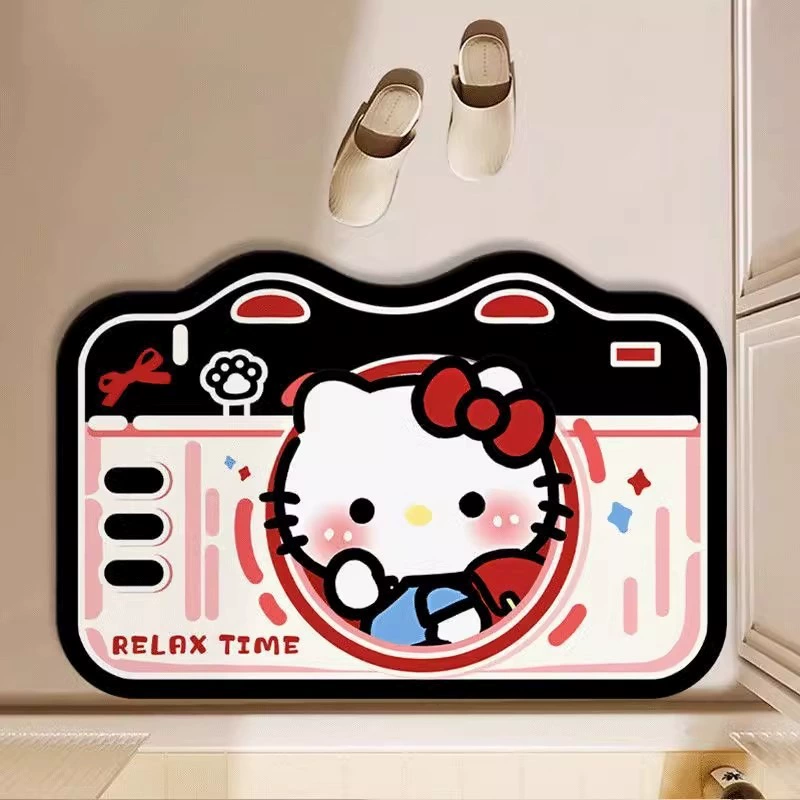 Мультфильм милый Hello Kitty диатомовая грязь коврик для ванной комнаты