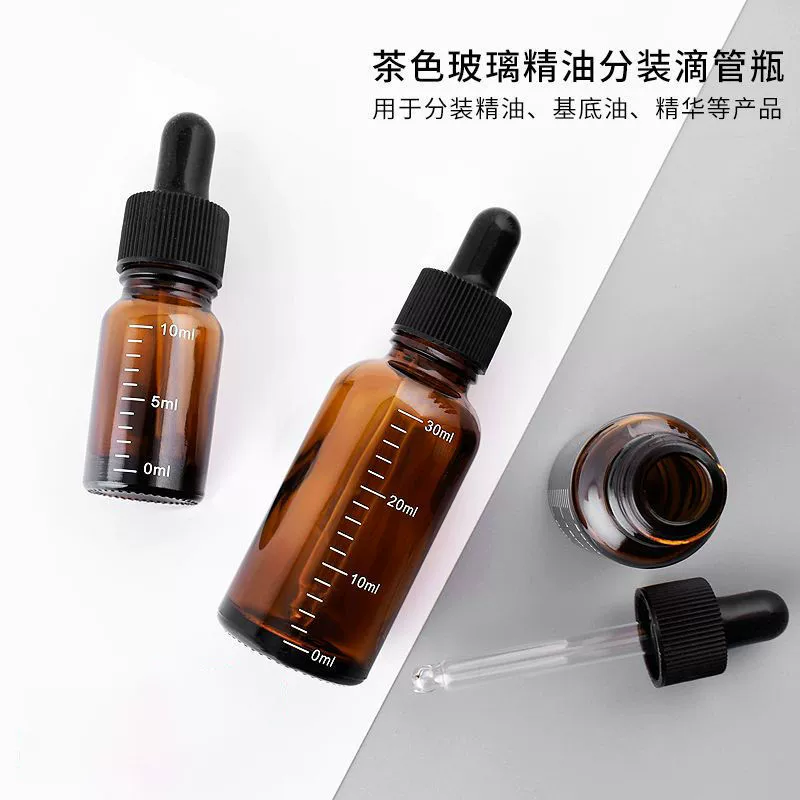 Pipette, bottle, handheld glossy oil, sample