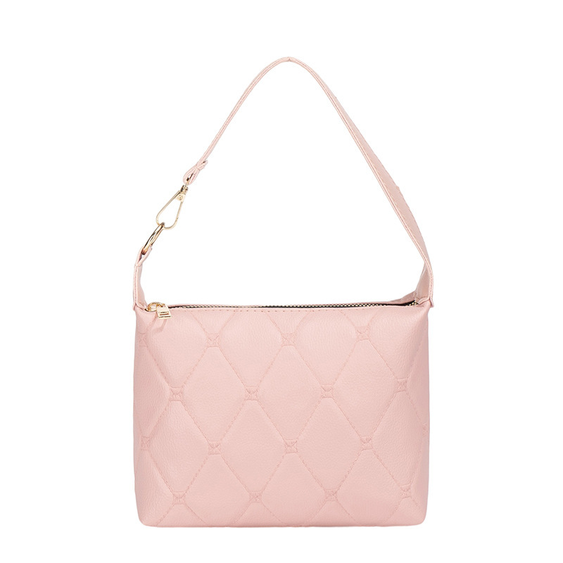 2025 nuevo bolso de flor resistente al óxido de moda simple ocio versátil bolso de diamante, bolso suave de alta calidad image 6