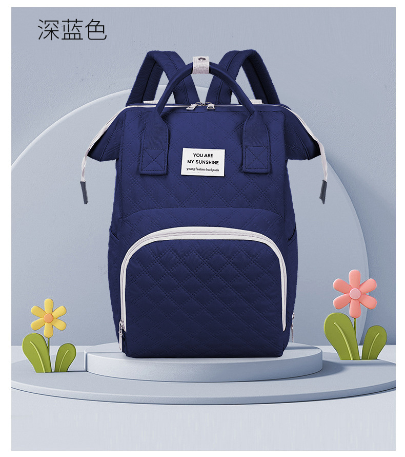 Fashionable Korean-style double-shoulder mommy bag, multi-functional maternity bag, large-capacity baby and maternal products storage bag, milk storage bag undefined