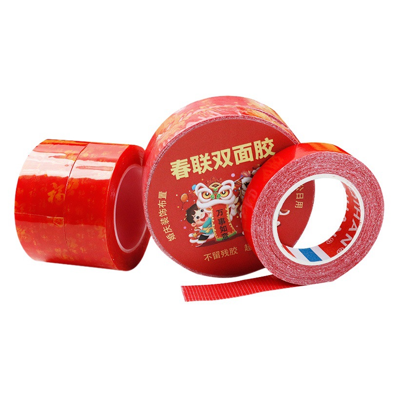 Pareados del Festival de Primavera Cinta de doble cara Exposición Decoración de alfombras de boda Cinta de doble cara sin costuras Cinta de pareado de alta adherencia impermeable y fuerte