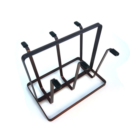 Nordic iron portable coffee cup holder, upside-down 6-position cup drain rack, tea cup household decoration drain rack