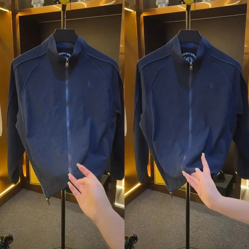 Summer New Style Lightweight, Fashionable, Breathable, High-Quality, Simple, Comfortable, High-End, Versatile Jacket for Men