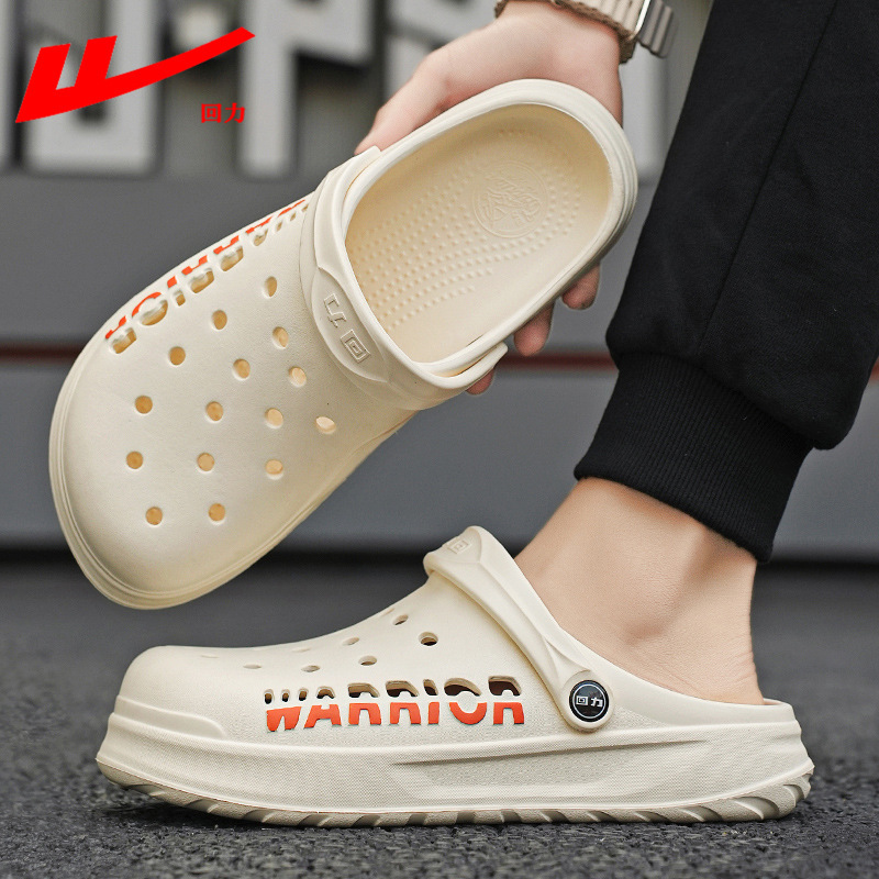 Huili Cave Shoes Summer Men's Non-slip Lightweight Thickened Bottom Eva Dung Drifting Scenic Beach Sandals