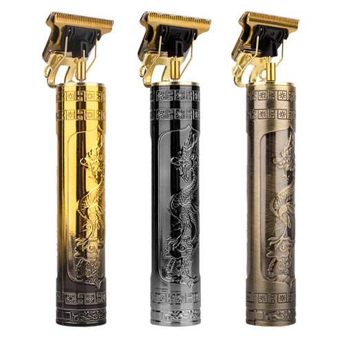 Cross-border new USB rechargeable hair clipper electric clipper oil head engraving electric clipper hair clipper shaving knife wholesale