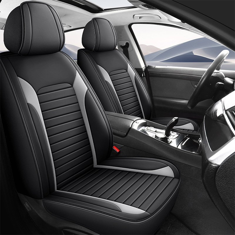 跨境热销汽车座套坐垫四季通用皮革现货透气防水商务座椅保护批发
