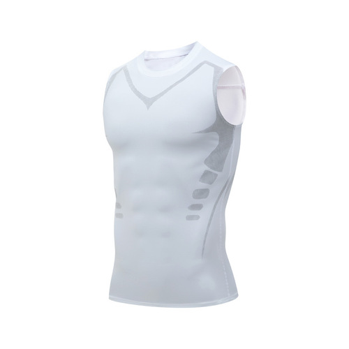 Men's Compression Sport Running Fitness Top Quick-Dry Long Sleeve High Elastic Training Breathable High Collar Base Layer Shirt
