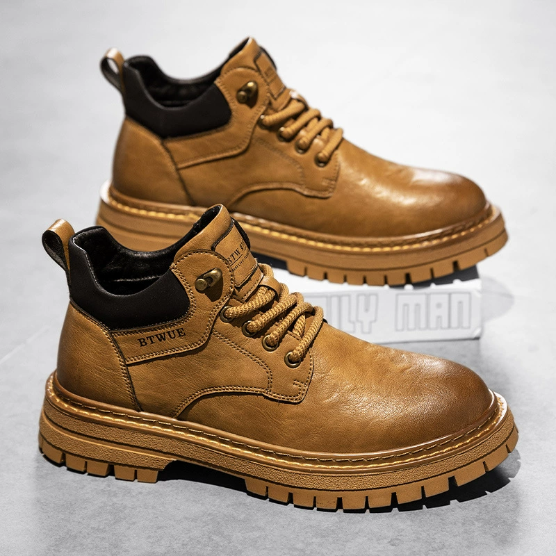 Ботинки Martin мужские осенние и зимние мотоциклы с низким уровнем кожи короткие ботинки в британском стиле мужская спортивная повседневная мужская обувь