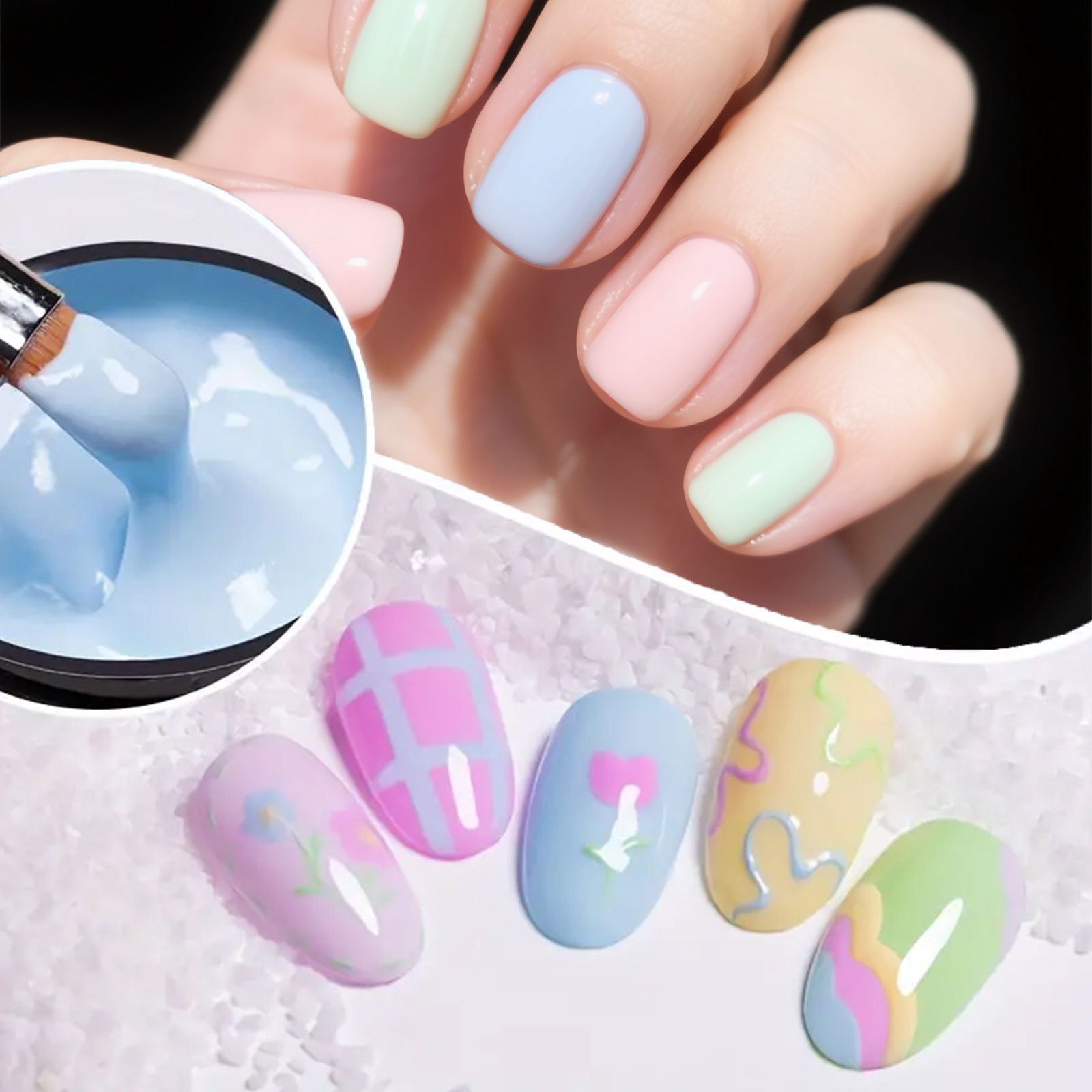 Color de uñas transfronterizas macron color de uñas de color sólido tienda de uñas especial fuente de pegamento de fototerapia fábrica directa