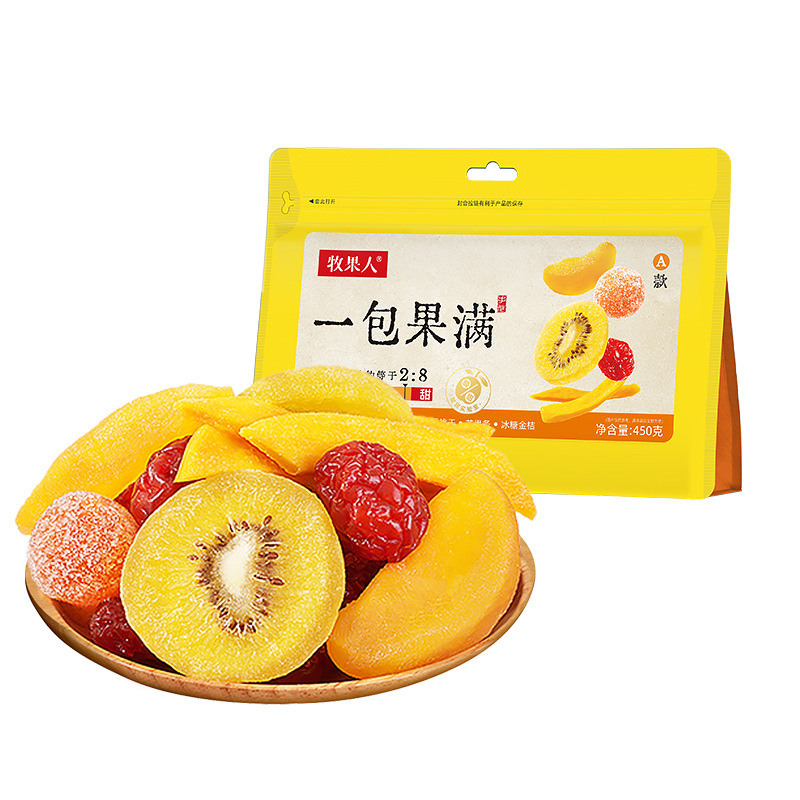 엄선된 조합 [말린 노란 복숭아/말린 체리 토마토/말린 노란 하트 키위/락슈가 금귤/망고 스틱]