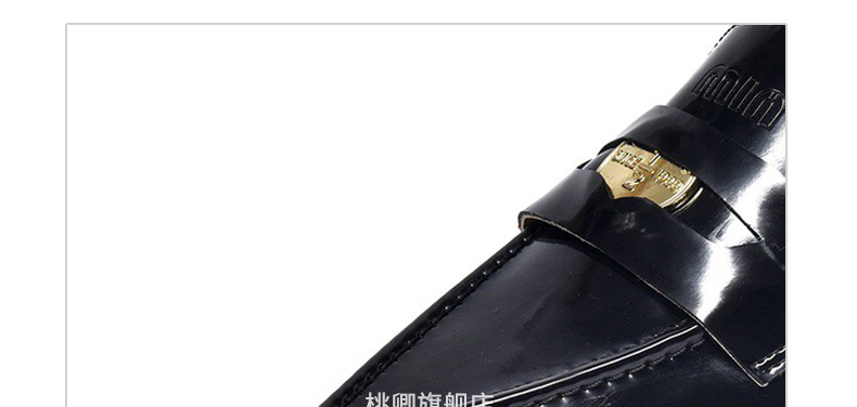 Giày sandal hở lưng nữ mũi nhọn gót thấp da mềm — Màu đen chi tiết 13