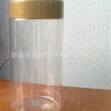 直筒瓶 花粉瓶 PET透明塑料瓶子 玫瑰花草茶瓶 蜂蜜瓶500g(德9)