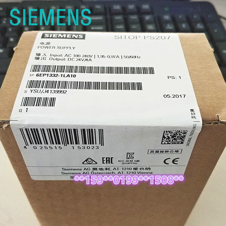 6EP1332-1LA10 SITOP PS207 4A电源 6EP1332-1LA1O AC100-240V