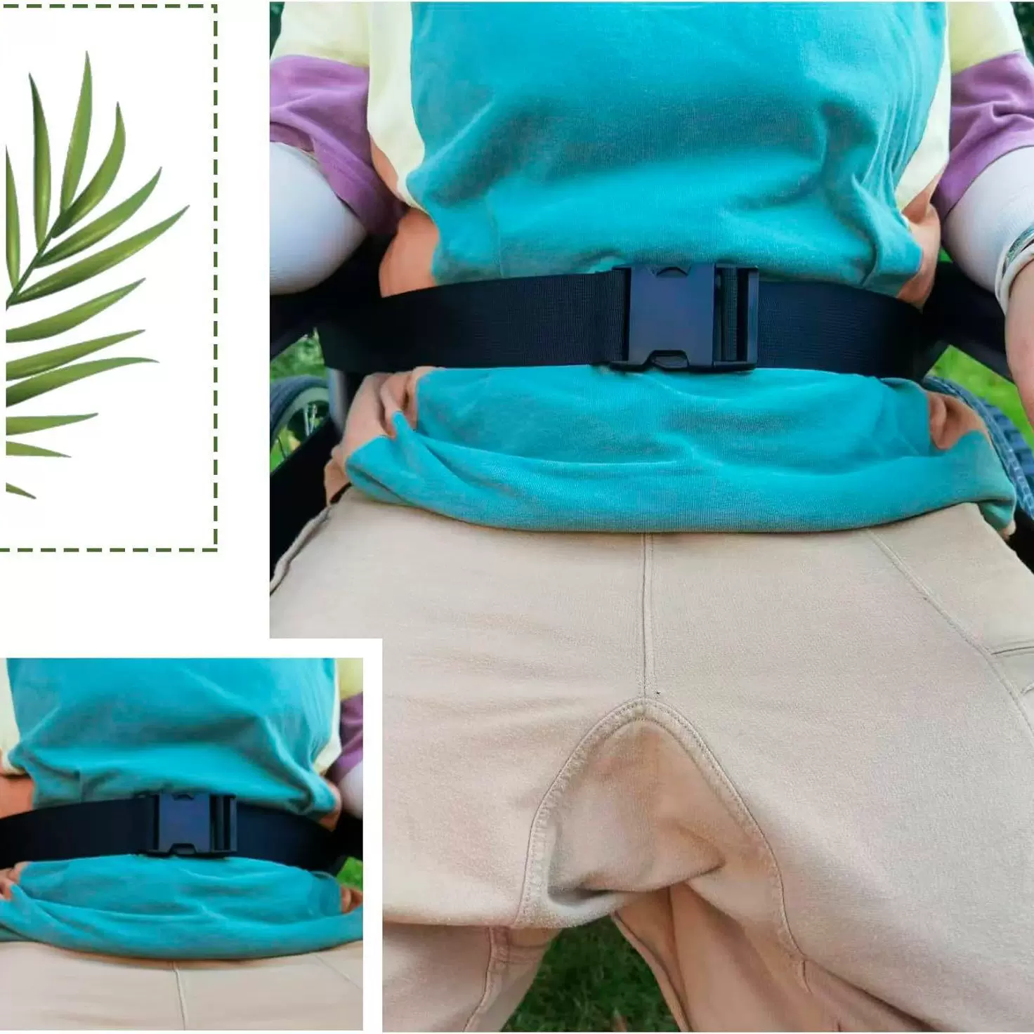 厂家直供轮椅安全带老年人残疾人防摔固定带通用可调节轮椅安全带