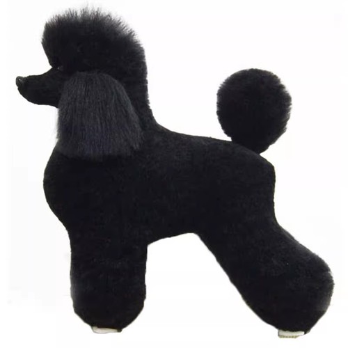 Pet grooming practice faux fur Teddy Poodle skeleton model fake dog hair pieces head hair fake back hair full body hair