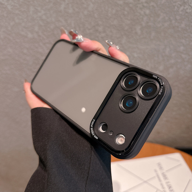 メタルレンズ対応 Apple 17 Pro Max 携帯電話ケース 高透明 iPhone 16 耐衝撃 15 Pro Max ハードケース 14|undefined