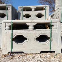 厂家供应精美仿石栏杆 景区水泥仿石栏杆 仿汉白玉河道栏杆