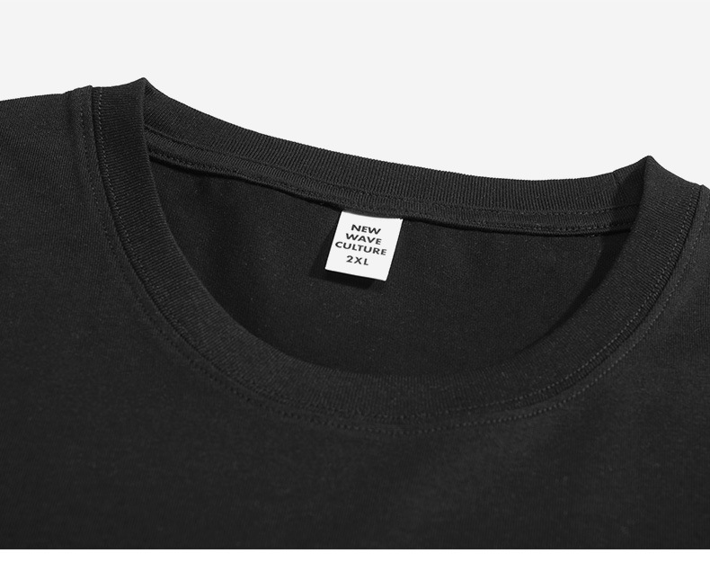 Camiseta masculina com estampa cruzada American Street 220gt, manga curta, tamanho solto, moda hip hop, estilo casal_voghion.com