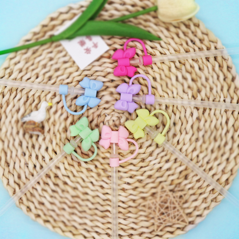 Silicona 7-10mm tapa de pajita de lazo stanley transfronterizo tapa de pajita tapón de polvo para uso de reciclaje tapa de pajita