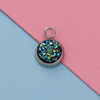 Starry sky stainless steel, pendant, necklace and bracelet with accessories, 12mm, handmade, wholesale