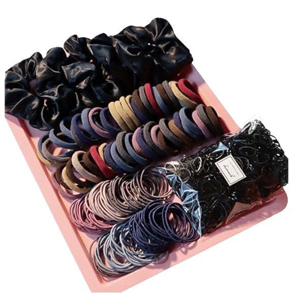 Europa y los Estados Unidos venden juegos de joyas para el cabello transfronterizos calientes anillo para el cabello combinación de estilo multicolor correa de cabello simple cuerda de cabeza