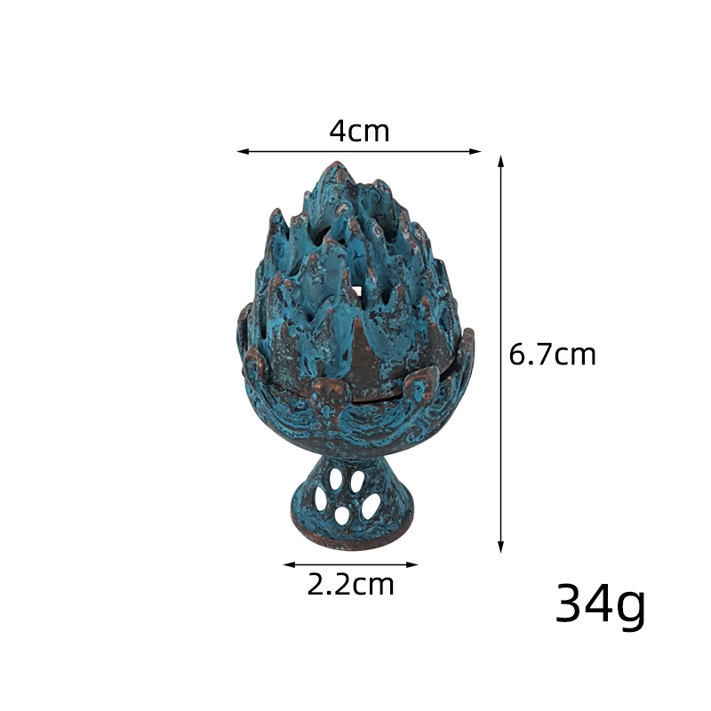 미니 보산 난로 - 번트 블루
