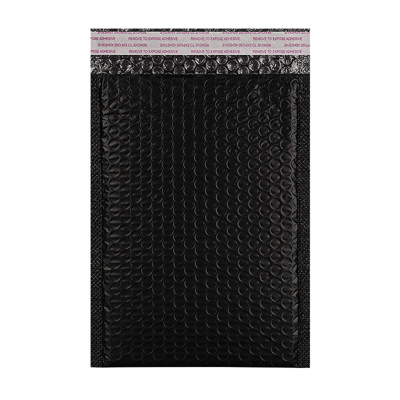 Bolso de burbuja al por mayor de película coextruida negra engrosada bolso de burbuja a prueba de golpes bolso de sobre de burbuja mate bolso expreso bolsa de embalaje