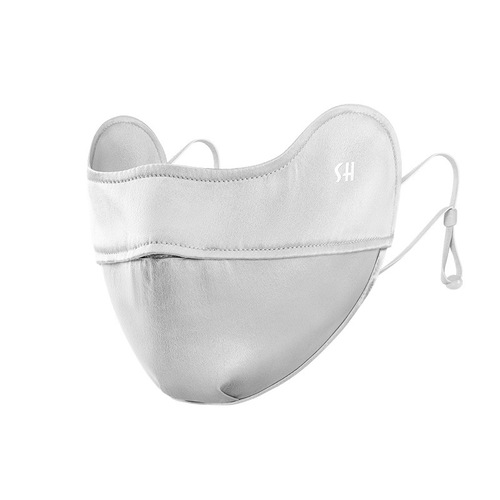 Summer sun protection mask for women UPF50+ anti-UV breathable eye protection 3D three-dimensional silk