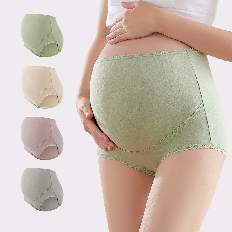 Maternity underwear women's pure cotton crotch autumn and winter high waist shorts early early mid-term late pregnancy