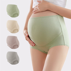 Maternity underwear women's pure cotton crotch autumn and winter high waist shorts early early mid-term late pregnancy