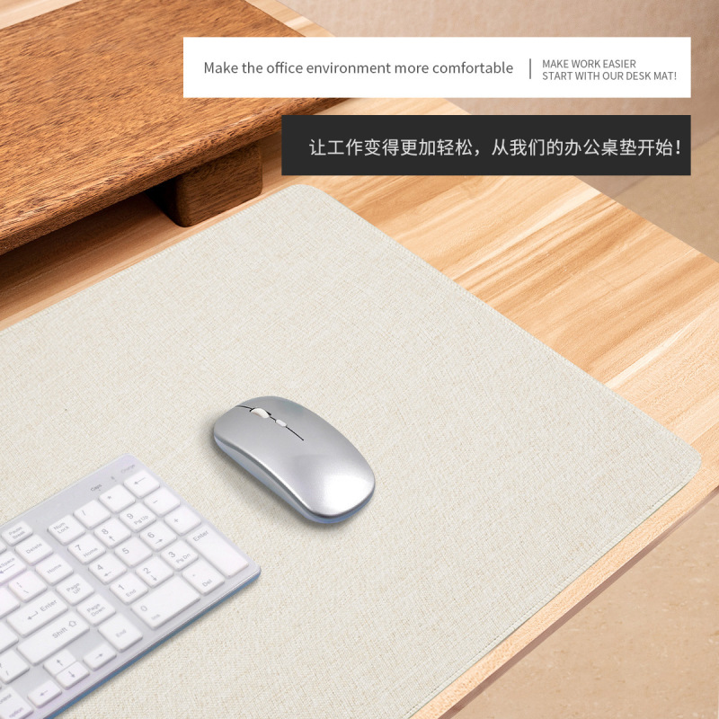 綿麻マウスパッド特大オフィスデスクトップノートパソコンキーボードライティングデスクパッド大型卸売カスタム|undefined
