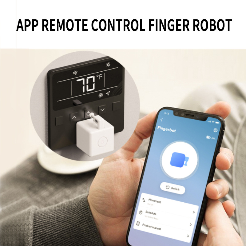 ZigBee Dedo robot Plus control remoto automático timing control de voz inteligente hogar pulgar control remoto