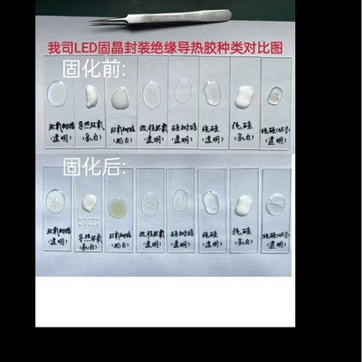 LED貼片固晶矽膠白色/SMD貼片/耐高溫+粘接0.1-1W小 芯片透光85%