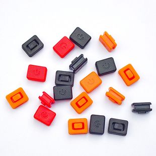 Small square silicone button cap silicone switch cap patch switch waterproof cap button switch silicone cap