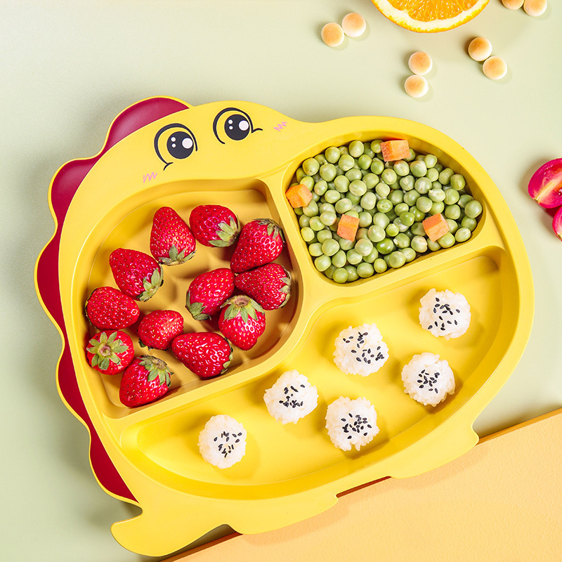 Cute children's cartoon dinner plate
