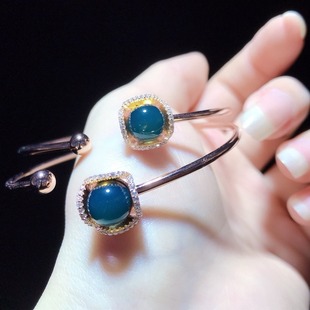 10mm Mexican Lamper Seiko inlaid S925 silver bracelet Italian imported elastic tube does not deform